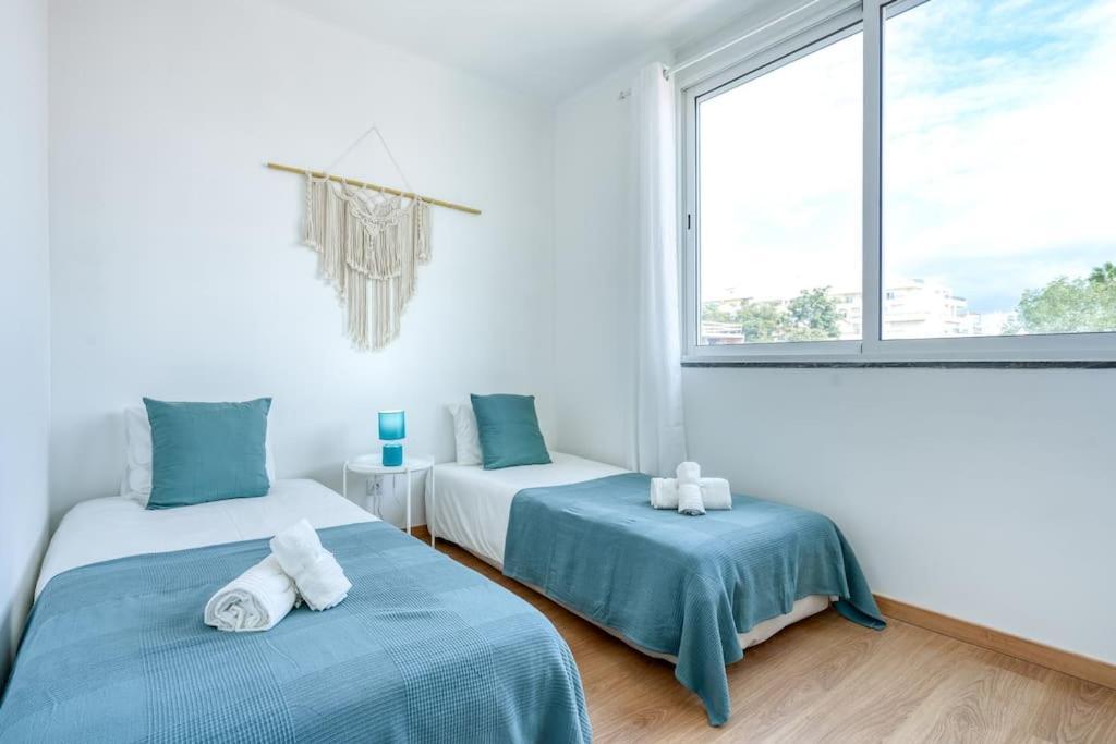 Faro Center With Ac & Wifi Apartment Exterior foto